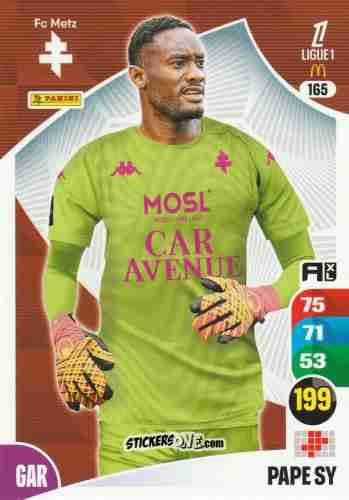 Sticker Pape Sy - Ligue 1 2025-2026. Adrenalyn XL
 n. 165 - Panini