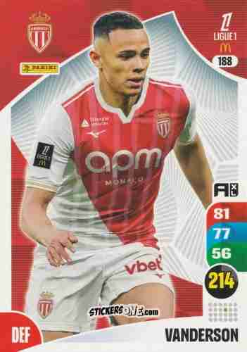 Figurina Vanderson - Ligue 1 2025-2026. Adrenalyn XL
 n. 188 - Panini