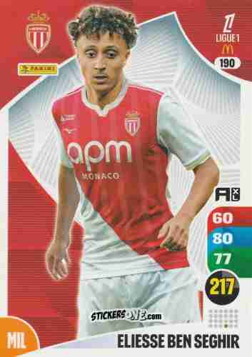 Cromo Eliesse Ben Seghir - Ligue 1 2025-2026. Adrenalyn XL
 n. 190 - Panini