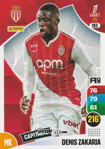 Cromo Denis Zakaria - Ligue 1 2025-2026. Adrenalyn XL
 n. 193 - Panini