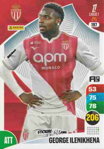 Sticker George Ilenikhena - Ligue 1 2025-2026. Adrenalyn XL
 n. 197 - Panini