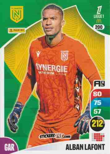 Cromo Alban Lafont - Ligue 1 2025-2026. Adrenalyn XL
 n. 200 - Panini