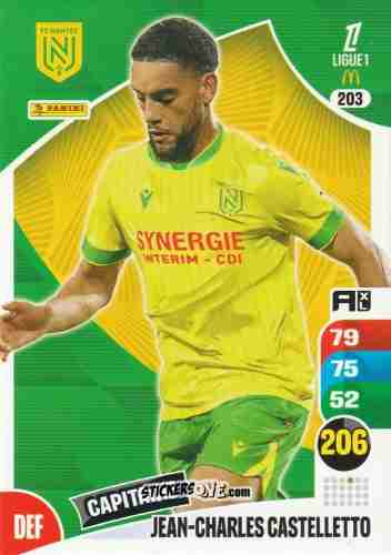 Sticker Jean-Charles Castelletto - Ligue 1 2025-2026. Adrenalyn XL
 n. 203 - Panini