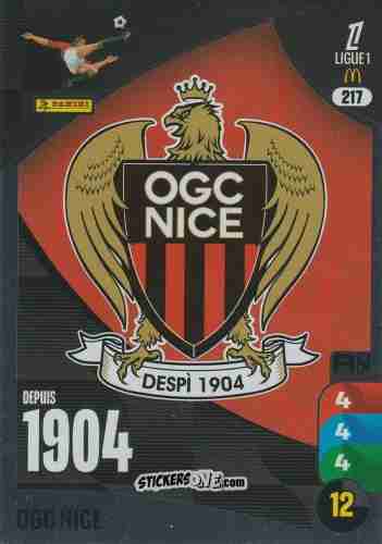 Figurina Écusson - Ligue 1 2025-2026. Adrenalyn XL
 n. 217 - Panini