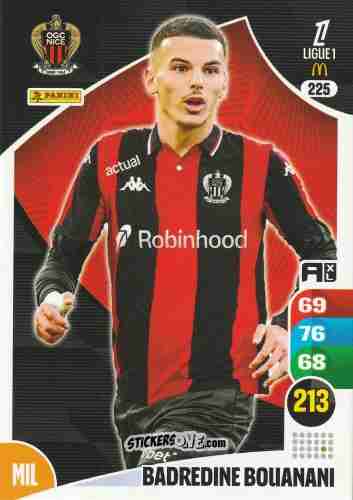 Sticker Badredine Bouanani - Ligue 1 2025-2026. Adrenalyn XL
 n. 225 - Panini