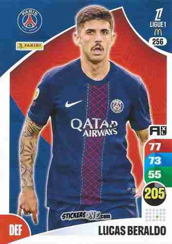 Cromo Lucas Beraldo - Ligue 1 2025-2026. Adrenalyn XL
 n. 256 - Panini