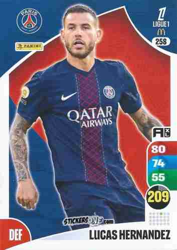 Cromo Lucas Hernandez - Ligue 1 2025-2026. Adrenalyn XL
 n. 258 - Panini