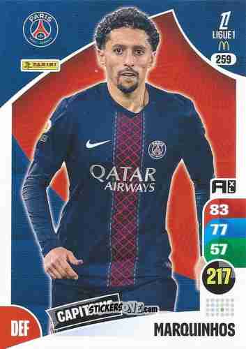 Sticker Marquinhos - Ligue 1 2025-2026. Adrenalyn XL
 n. 259 - Panini