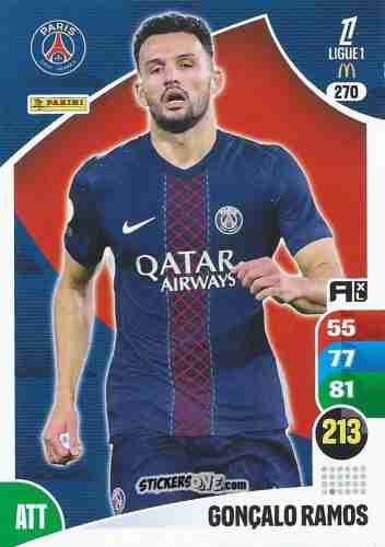 Cromo Gonçalo Ramos - Ligue 1 2025-2026. Adrenalyn XL
 n. 270 - Panini