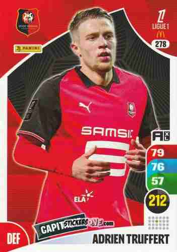 Figurina Adrien Truffert - Ligue 1 2025-2026. Adrenalyn XL
 n. 278 - Panini