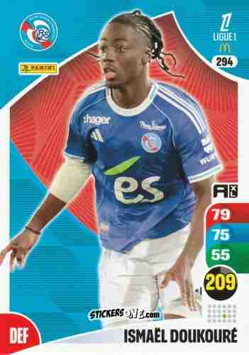 Figurina Ismaël Doukouré - Ligue 1 2025-2026. Adrenalyn XL
 n. 294 - Panini