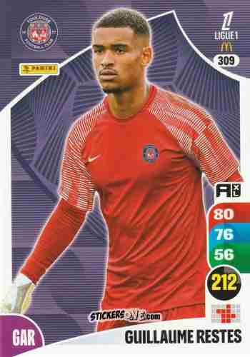 Sticker Guillaume Restes - Ligue 1 2025-2026. Adrenalyn XL
 n. 309 - Panini