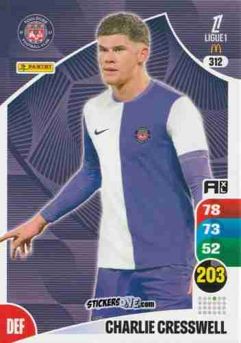 Figurina Charlie Cresswell - Ligue 1 2025-2026. Adrenalyn XL
 n. 312 - Panini