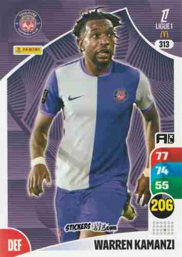 Sticker Warren Kamanzi - Ligue 1 2025-2026. Adrenalyn XL
 n. 313 - Panini