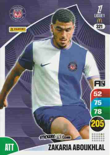 Sticker Zakaria Aboukhlal - Ligue 1 2025-2026. Adrenalyn XL
 n. 321 - Panini