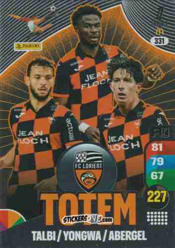 Sticker Card 331 - Ligue 1 2025-2026. Adrenalyn XL
 n. 331 - Panini