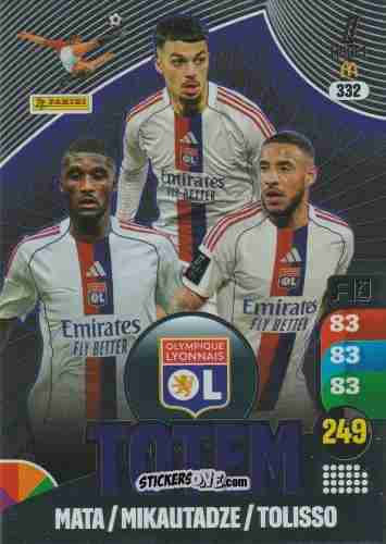 Figurina Card 332 - Ligue 1 2025-2026. Adrenalyn XL
 n. 332 - Panini