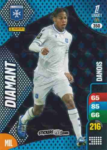 Sticker Kévin Danois - Ligue 1 2025-2026. Adrenalyn XL
 n. 350 - Panini
