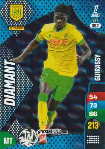 Cromo Herba Guirassy - Ligue 1 2025-2026. Adrenalyn XL
 n. 362 - Panini