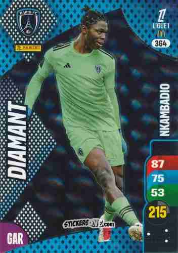 Cromo Obed Nkambadio - Ligue 1 2025-2026. Adrenalyn XL
 n. 364 - Panini