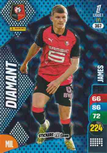 Sticker Jordan James - Ligue 1 2025-2026. Adrenalyn XL
 n. 367 - Panini