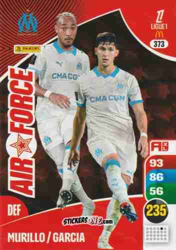 Figurina Ulisses Garcia / Michael Amir Murillo - Ligue 1 2025-2026. Adrenalyn XL
 n. 373 - Panini