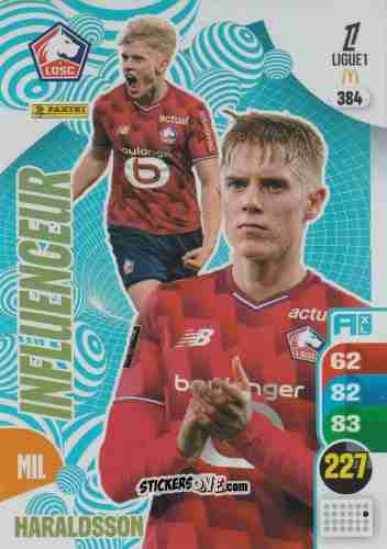 Sticker Hákon Arnar Haraldsson - Ligue 1 2025-2026. Adrenalyn XL
 n. 384 - Panini