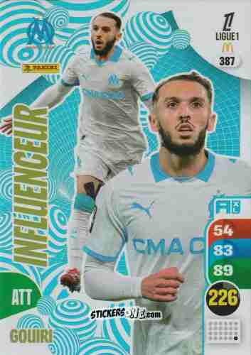 Figurina Amine Gouiri - Ligue 1 2025-2026. Adrenalyn XL
 n. 387 - Panini