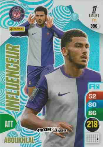 Sticker Zakaria Aboukhlal - Ligue 1 2025-2026. Adrenalyn XL
 n. 396 - Panini