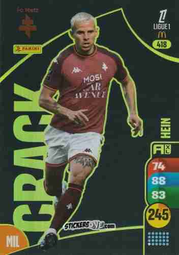 Cromo Gauthier Hein - Ligue 1 2025-2026. Adrenalyn XL
 n. 418 - Panini
