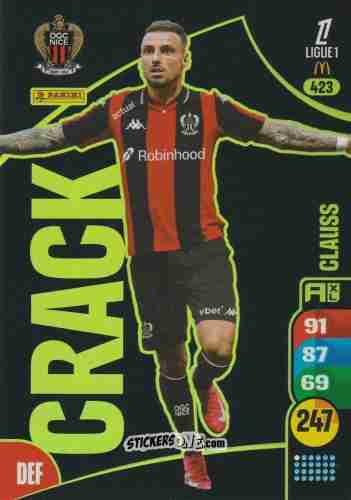 Sticker Jonathan Clauss - Ligue 1 2025-2026. Adrenalyn XL
 n. 423 - Panini