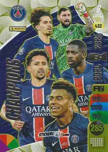 Cromo Vitinha / Marquinhos / Donnarumma / Dembele / Douè - Ligue 1 2025-2026. Adrenalyn XL
 n. 432 - Panini