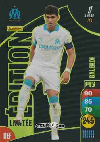 Cromo Leonardo Balerdi - Ligue 1 2025-2026. Adrenalyn XL
 n. LE7 - Panini