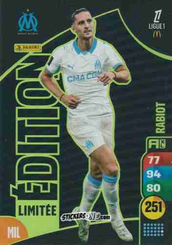 Figurina Adrien Rabiot - Ligue 1 2025-2026. Adrenalyn XL
 n. LE9 - Panini