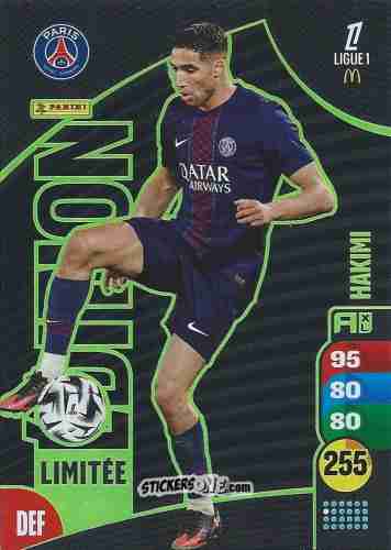 Cromo Achraf Hakimi - Ligue 1 2025-2026. Adrenalyn XL
 n. LE19 - Panini