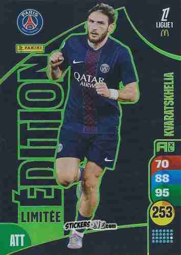 Figurina Khvicha Kvaratskhelia - Ligue 1 2025-2026. Adrenalyn XL
 n. LE20 - Panini