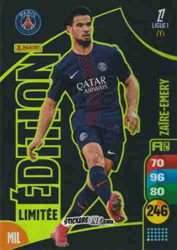 Cromo Warren Zaïre-Emery - Ligue 1 2025-2026. Adrenalyn XL
 n. LE23 - Panini