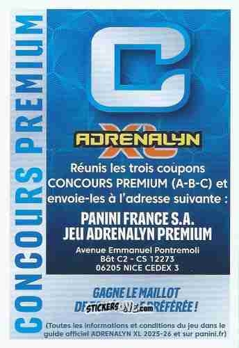 Cromo Concours Premium C - Ligue 1 2025-2026. Adrenalyn XL
 n. C - Panini