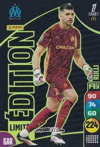 Figurina Gerónimo Rulli - Ligue 1 2025-2026. Adrenalyn XL
 n. M2 - Panini
