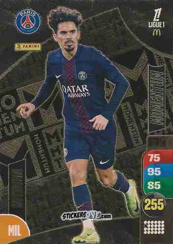 Cromo Vitinha - Ligue 1 2025-2026. Adrenalyn XL
 n. M5 - Panini