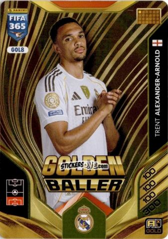 Sticker Trent Alexander-Arnold - Fifa 365: 2025-2026. Adrenalyn Xl n. GOL8 - Panini