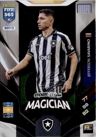 Cromo Jefferson Savarino - Fifa 365: 2025-2026. Adrenalyn Xl n. BOT12 - Panini