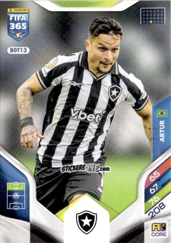 Figurina Artur - Fifa 365: 2025-2026. Adrenalyn Xl n. BOT13 - Panini
