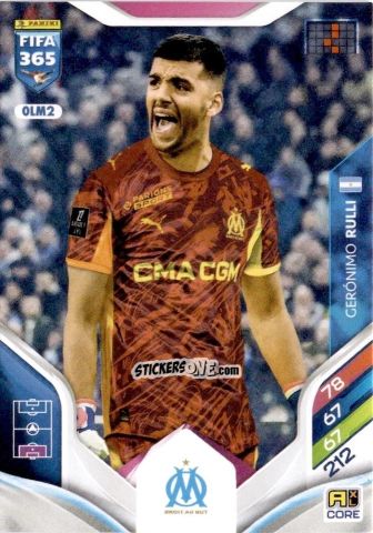 Figurina Gerónimo Rulli - Fifa 365: 2025-2026. Adrenalyn Xl n. OLM2 - Panini