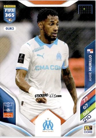Figurina Amir Murillo - Fifa 365: 2025-2026. Adrenalyn Xl n. OLM3 - Panini