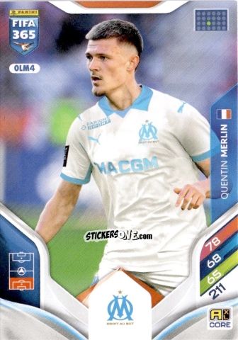 Cromo Quentin Merlin - Fifa 365: 2025-2026. Adrenalyn Xl n. OLM4 - Panini