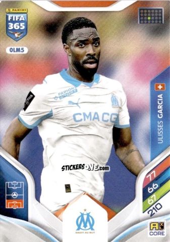 Cromo Ulisses García - Fifa 365: 2025-2026. Adrenalyn Xl n. OLM5 - Panini