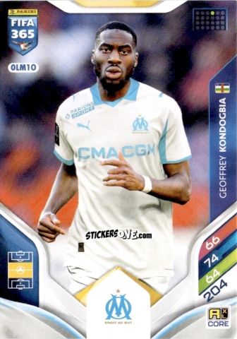 Cromo Geoffrey Kondogbia - Fifa 365: 2025-2026. Adrenalyn Xl n. OLM10 - Panini
