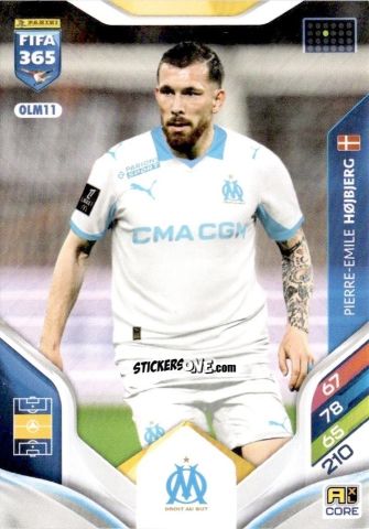 Figurina Pierre-Emile Højbjerg - Fifa 365: 2025-2026. Adrenalyn Xl n. OLM11 - Panini