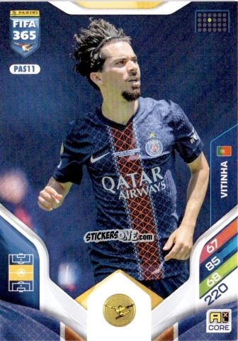 Cromo Vitinha - Fifa 365: 2025-2026. Adrenalyn Xl n. PAS11 - Panini